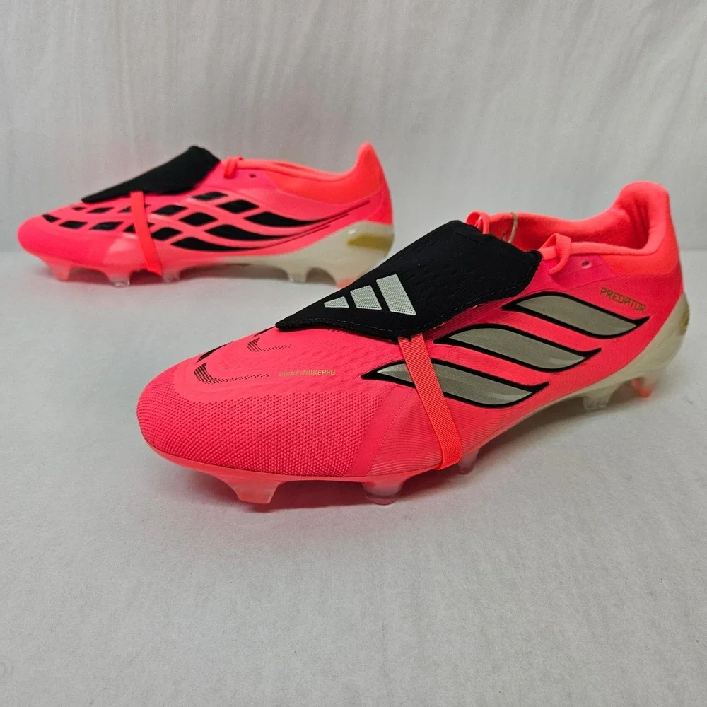Adidas Predator Pro FT FG Soccer Cleats HQ0015 Solar Turbo Red Mens Size 12